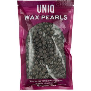 UNIQ Wax Pearls 100G Scheermesjes & Ontharingstools 100 g Zwart