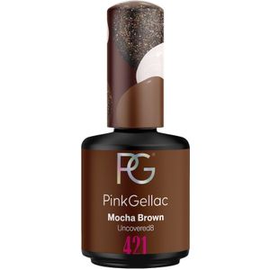 Pink Gellac Gel Nagellak 15 ml 421 Mocha Brown