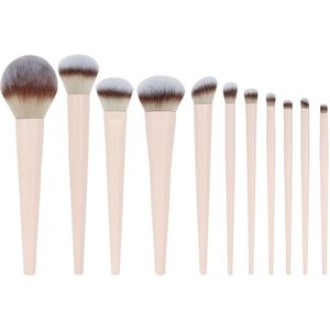 Technique - PRO Clever - Make-upkwastenset - Roze - 12 Kwasten