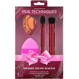 Real Techniques - Marry Must-Haves - Make-up Penselen Set - 4 Stuks
