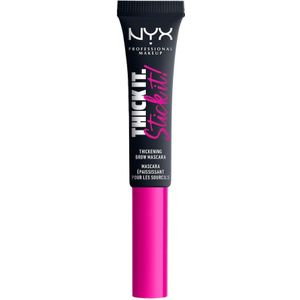 NYX Professional Makeup Pride Makeup Thick it. Stick it! Brow Mascara Wenkbrauwgel 7 ml Nr. 08 - Black