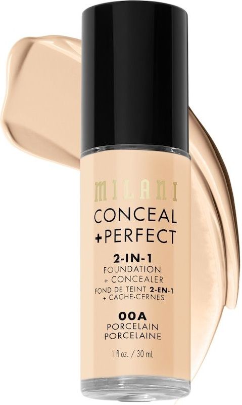 Milani 2-in-1 Concealer + Foundation 30 ml 00A - Porcelain