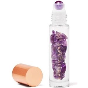 Crystallove - Amethyst Gezichtsmassage - Kristallen Flesje - Natuurlijke Oliën