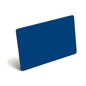 Evolis re-writable PVC pasjes (blauwe print), 30mil (0,76 mm) -> Per 100 stuks