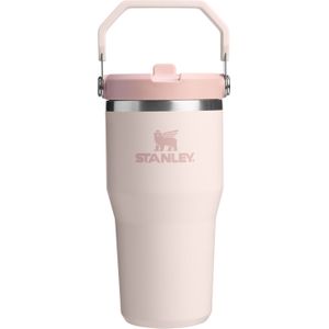 IceFlow? Flip Straw Tumbler | 0.6L | Roze | Rose Quartz | Stanley 1913