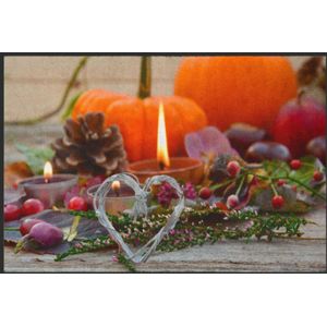 Fussmatte Kerze Herbst 4741