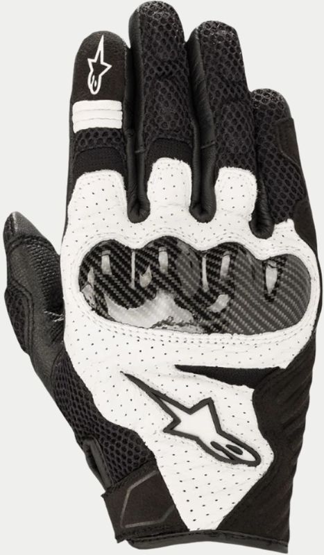 Alpinestars SMX-1 Air V2 Handschuhe Black White, Größe: XL