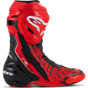 Alpinestars Supertech R LE Pecco Bagnaia Vented Stiefeln Red Black, Größe: 42
