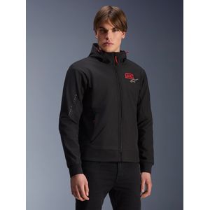 Alpinestars MM93 Radium Tech Kapuzenpullover Black Bright Red