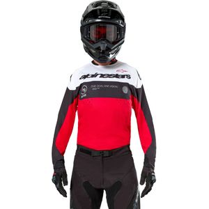 Alpinestars Pro-Dura Trikot Black Bright Red White, Größe: XL