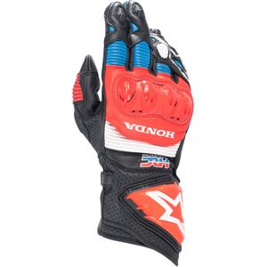 Alpinestars Honda GP Pro R3-Handschuhe Black Bright Red Blue