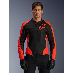 Alpinestars Viper Air V4 Jacke Red Fluo Black, Größe: XL
