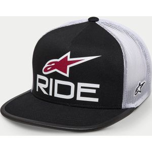 Alpinestars Ride 4.0 Trucker-Kappe Black White Red, Größe: One Size
