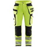 Werkbroek High Vis met 4-weg stretch 1997 - geel/zwart