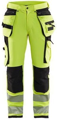 Werkbroek High Vis met 4-weg stretch 1997 - geel/zwart