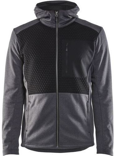 Hoodie met hele rits - grijs - Blåkläder