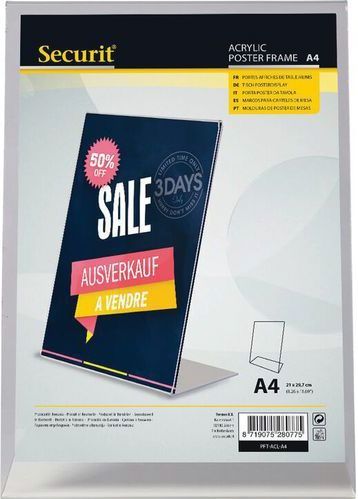 Tafel Poster display van acryl  - In Situ