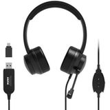 Headset voor op kantoor met microfoon stereo-usb - Port Connect