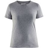 T-Shirt Dames 3304 - ronde hals - Grijs Mêlee