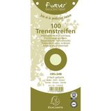 Tabstrook 100 st voor ordners horizontale 105x240mm forever®