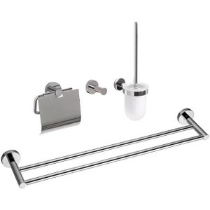 Bathroom Accessory Set Chrome