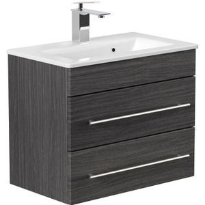 Ondiep Badmeubel Reno 60 cm Grey Oak Badmeubelset
