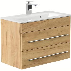 Ondiep Badmeubel Reno 70 cm Eiken Badmeubelset