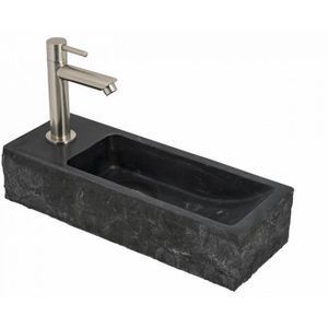 Fontein Slimline 38 x 14 cm Hardsteen Gekapt