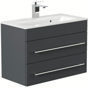Ondiep Badmeubel Reno 70 cm Antraciet Badmeubelset