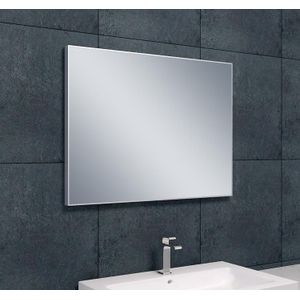 Wiesbaden Aluminium Spiegel 80 x 60 cm