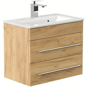 Ondiep Badmeubel Reno 60 cm Eiken Badmeubelset