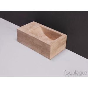 Forzalaqua Fontein Venetia XS 29 x 16 cm Travertin