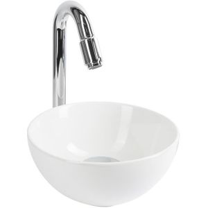 Fontein Waskom Avalon 24 cm Glans Wit
