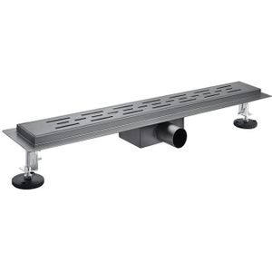 Loft Douchegoot Gunmetal Geborsteld met Flens 80 cm