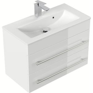 Ondiep Badmeubel Reno 70 cm Wit Badmeubelset
