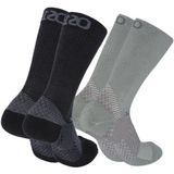 OS1st FS4 - Compressiekousen - Grijs - Merinowol - Hielspoor - Ademend - Vochtregulerend