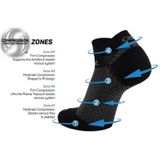 OS1st FS4 fasciitis plantaris compressie sneakersokken maat S (34-37) – coral – hielspoor – vermoeide voeten – pijn onder de voetboog – hielpijn – ademend – vochtregulerend – verkoelend - naadloos – antibacterieel