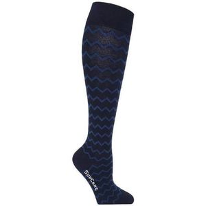 Supcare Compressiekousen Electric Navy - blauw