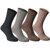 Fellhof Alpaca Sokken Dik - Antraciet
