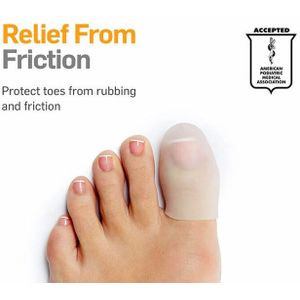 NatraCure - Gel Teenkap - Teenbeschermer - Transparant - Absorbeert Druk en Neutraliseert Wrijving