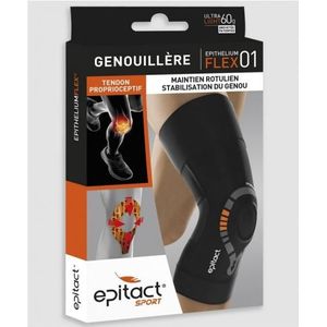 Epitact - Sport Physiostrap - Kniebandage - Zwart - Epithelium FLEX