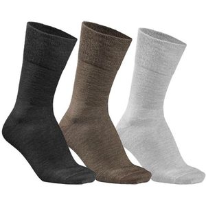 Fellhof - Alpaca Comfort Sokken Extra Fijn - Zwart - Diabetesvriendelijke Sokken - Temperatuurregulerend - Ademend