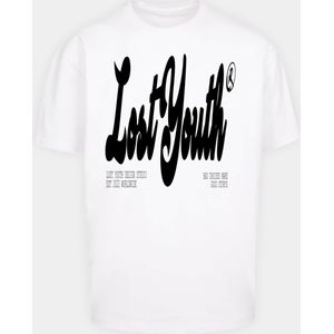 Lost Youth t-shirt /  'Classic V.2' in wit