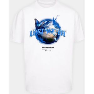 Lost Youth - T-shirt - Wit - Korte Mouwen