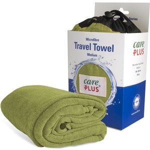 Care Plus Reishanddoek microvezel - Maat: medium 60 x 120 cm - Groen - Travel Towel