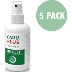 5x Care Plus Deet 40% spray 200 ml - Voordeelverpakking