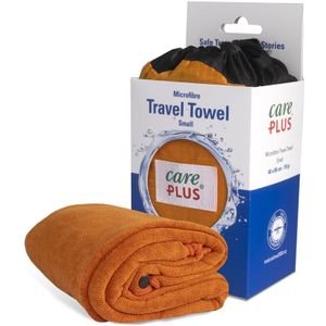 Care Plus Reishanddoek microfibre - Maat: small 40 x 80 cm - Oranje - Travel Towel