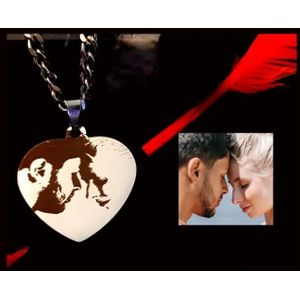 Foto ketting met Titanium hartje