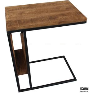 Iron End Table & Side Rack - 29 x 45 x 69