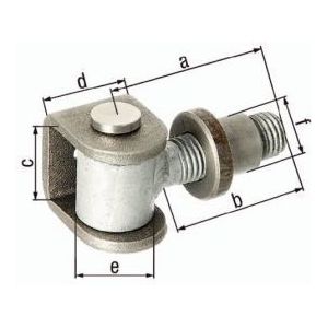 GAH Alberts Torband 65x42x42x30mm STA roh - 418311